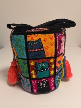 Wayuu Bag Pop Art Cat